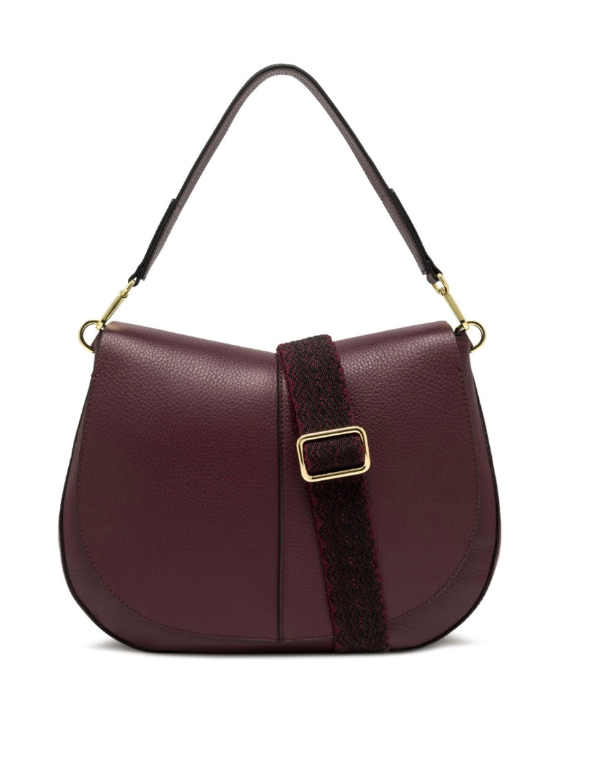 Borsa Helena Round Bordeaux
