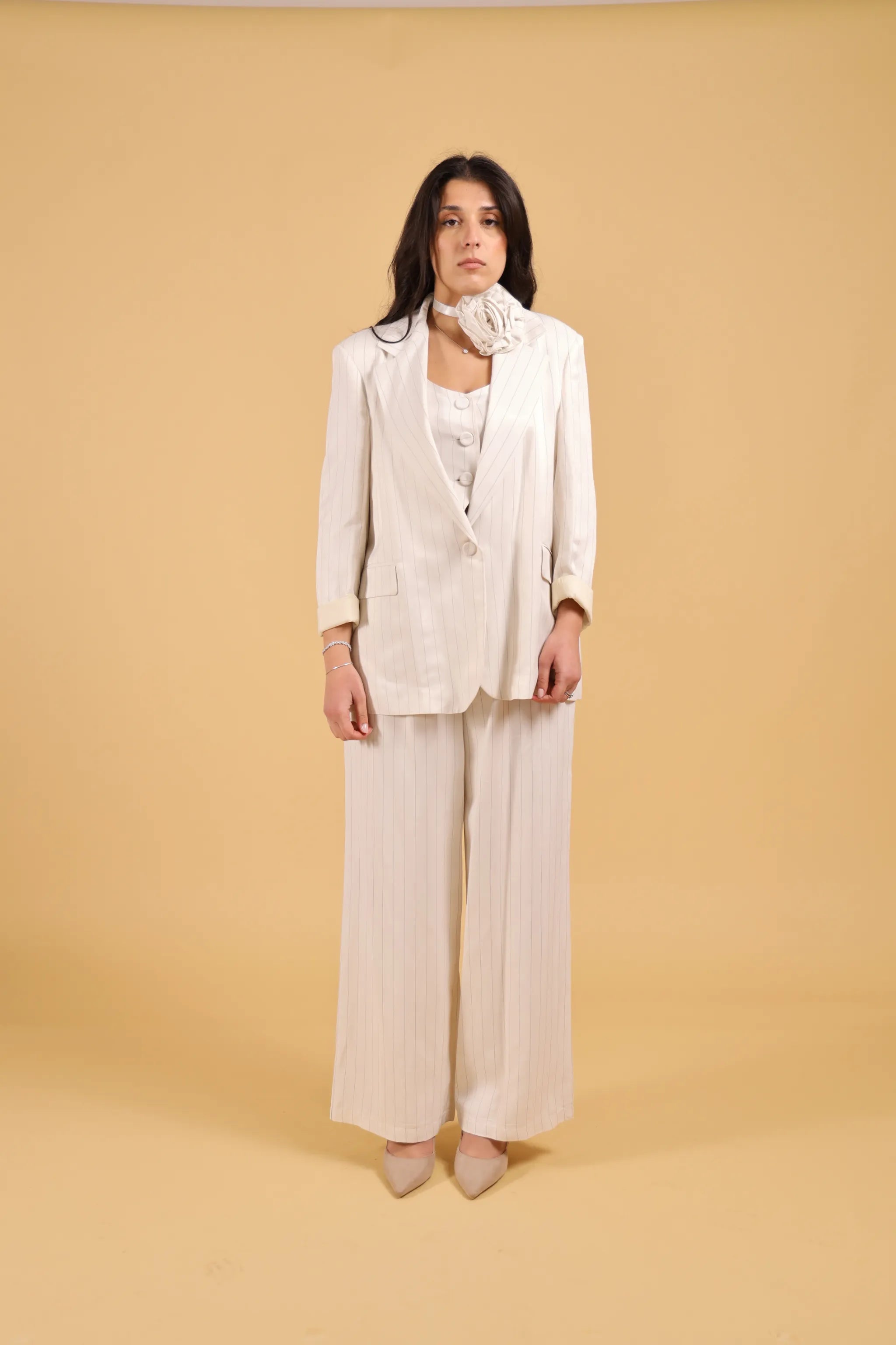 MAISON REBECCA-TAILLEUR FIORE RIGATO