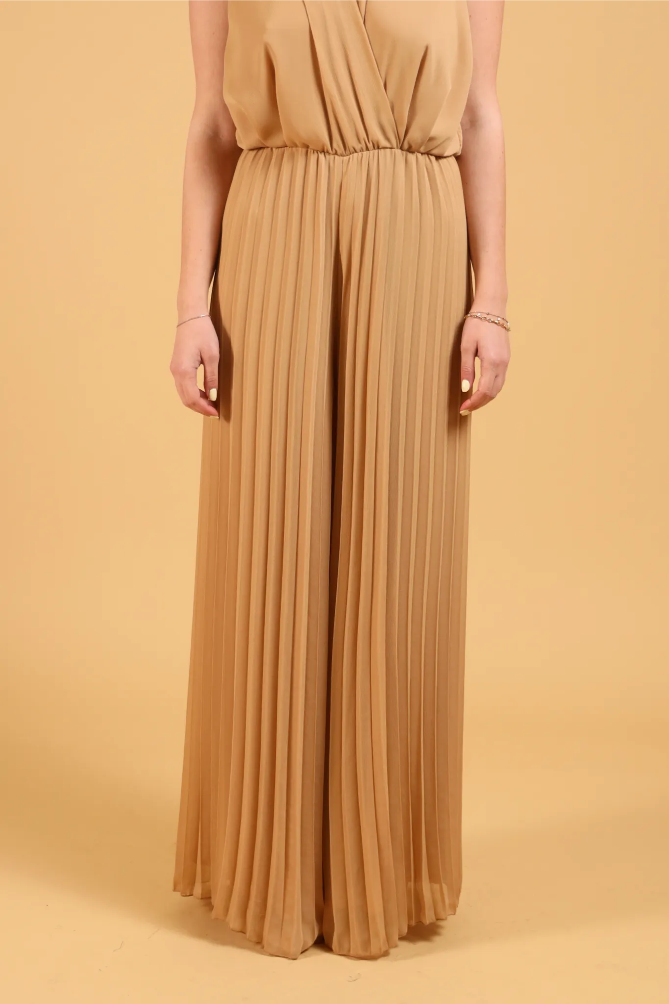 MAISON REBECCA-JUMPSUIT ROSE PLISSE&