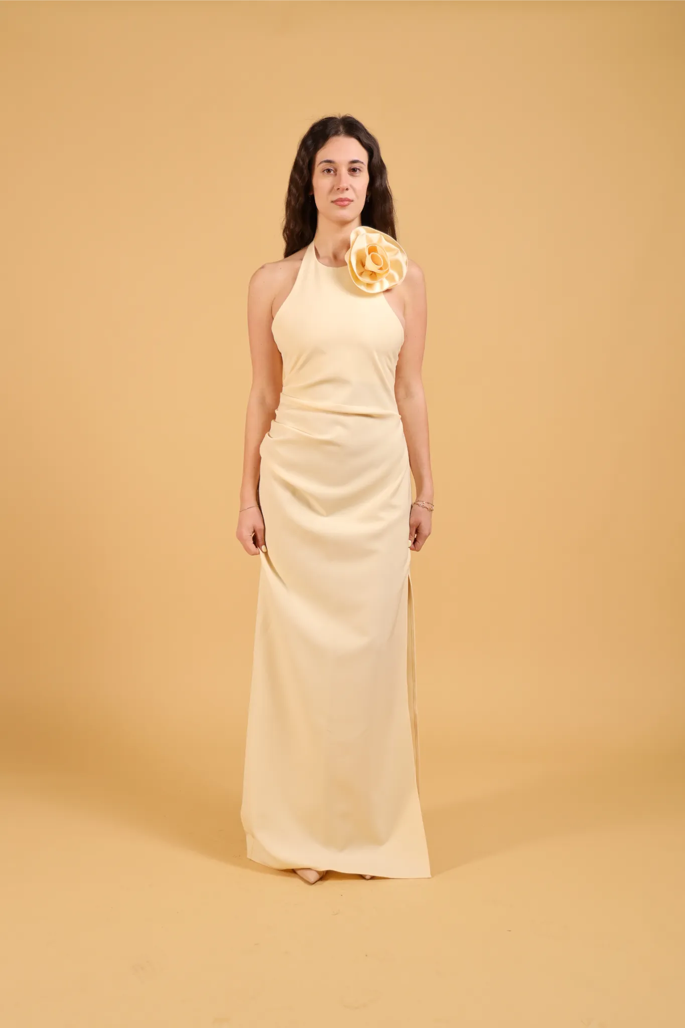 MAISON REBECCA-ABITO LUNGO MARGARET GIALLO