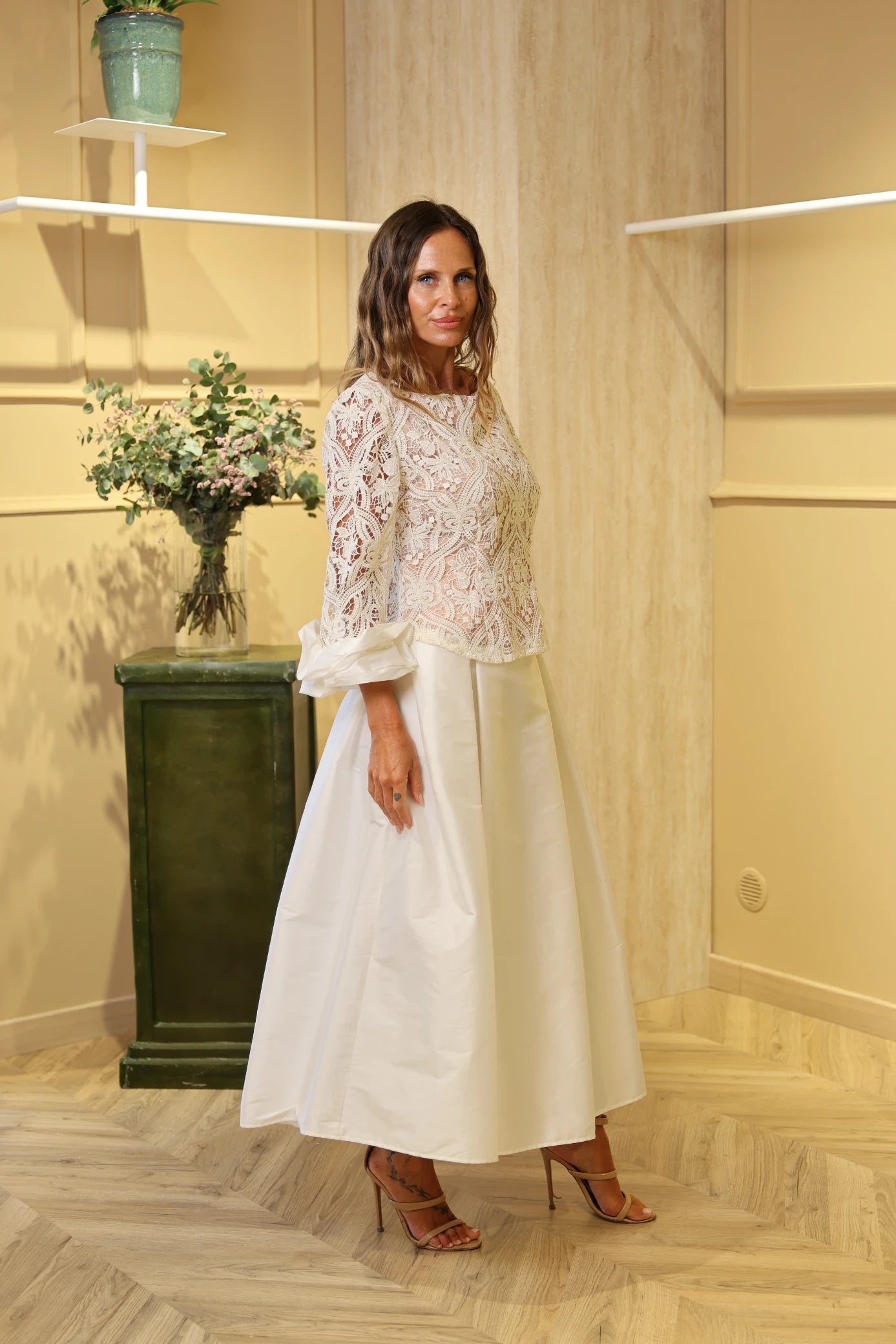 MAISON REBECCA-COMPLETO WHITE MACRAMè