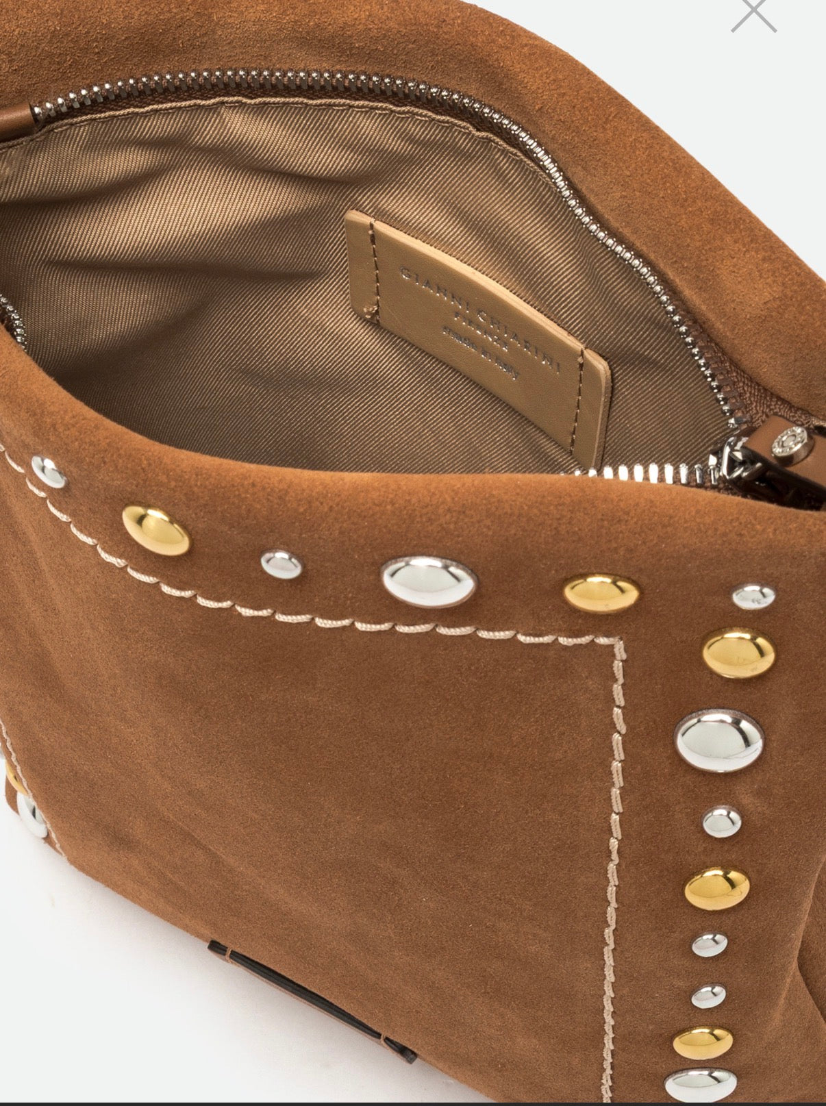 GIANNI CHIARINI-ELISA BAG SUEDE