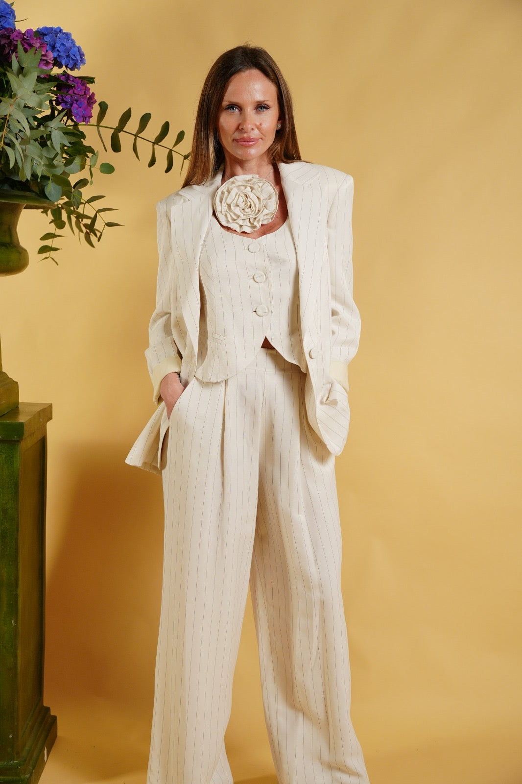MAISON REBECCA-TAILLEUR FIORE RIGATO