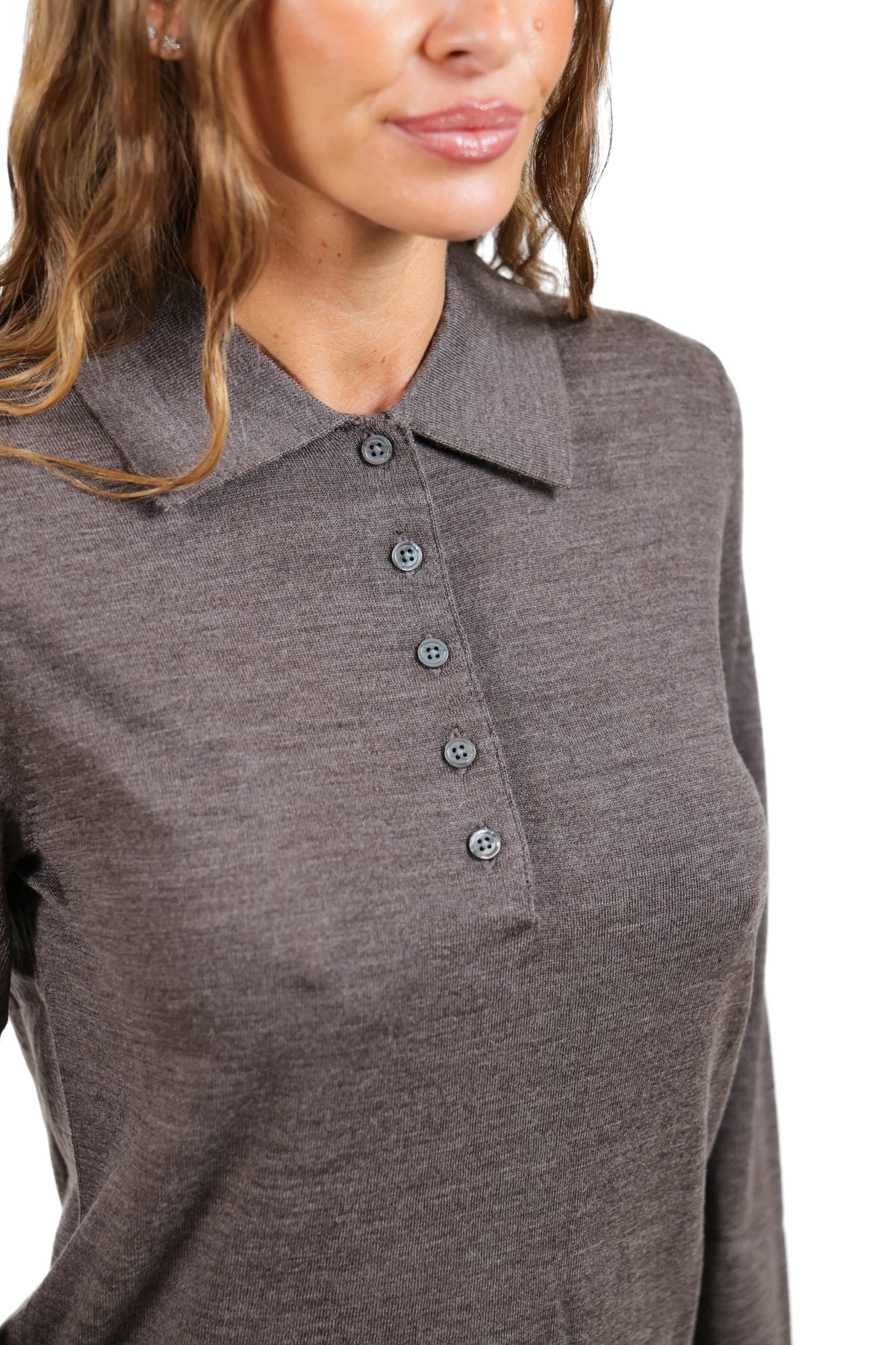 THEA-POLO LANA MERINO MORO