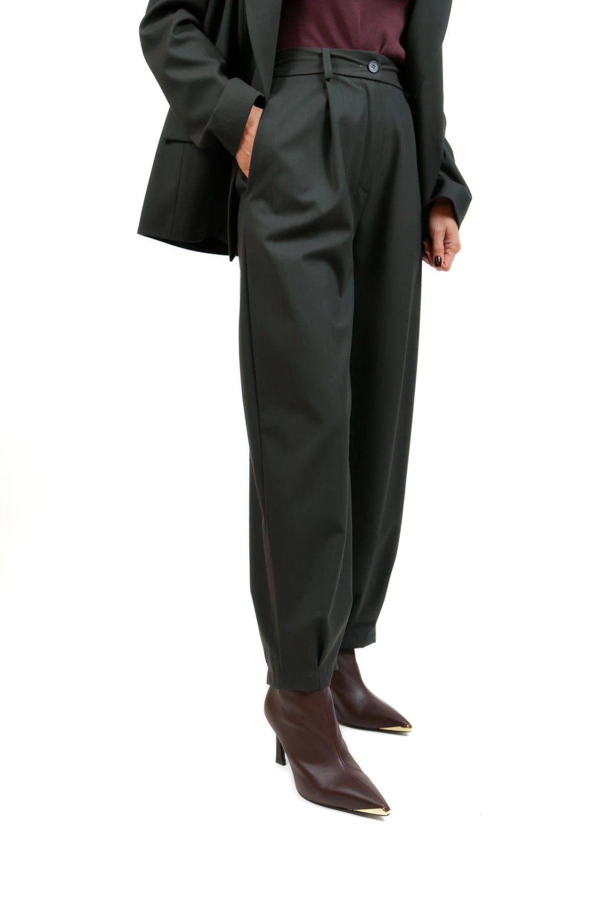 ESIKA PESIKA261-TAILLEUR VERDE GIACCA OVER