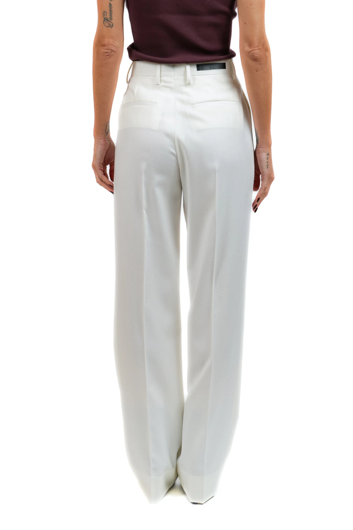 BRIGLIA-PANTALONE BORGONUOVO GESSO