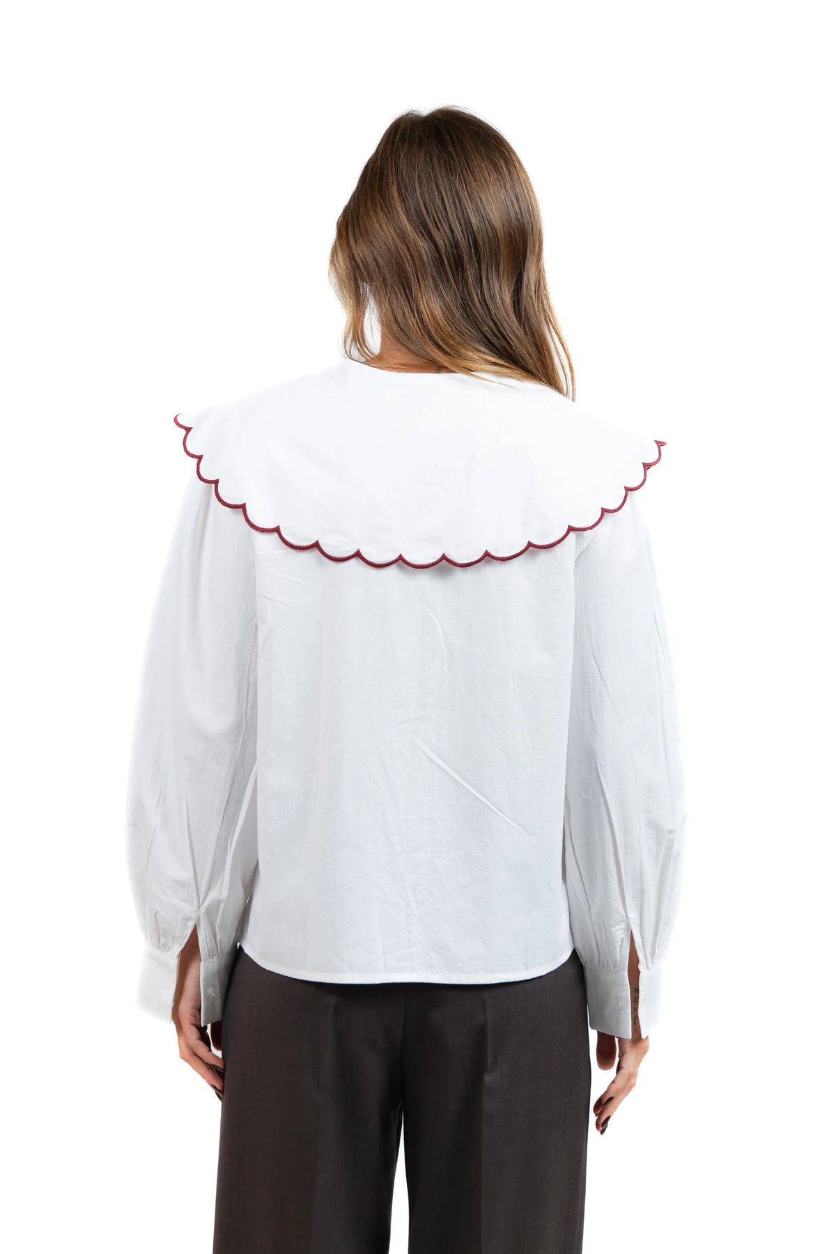 CHEMISE COLLO RICAMATO