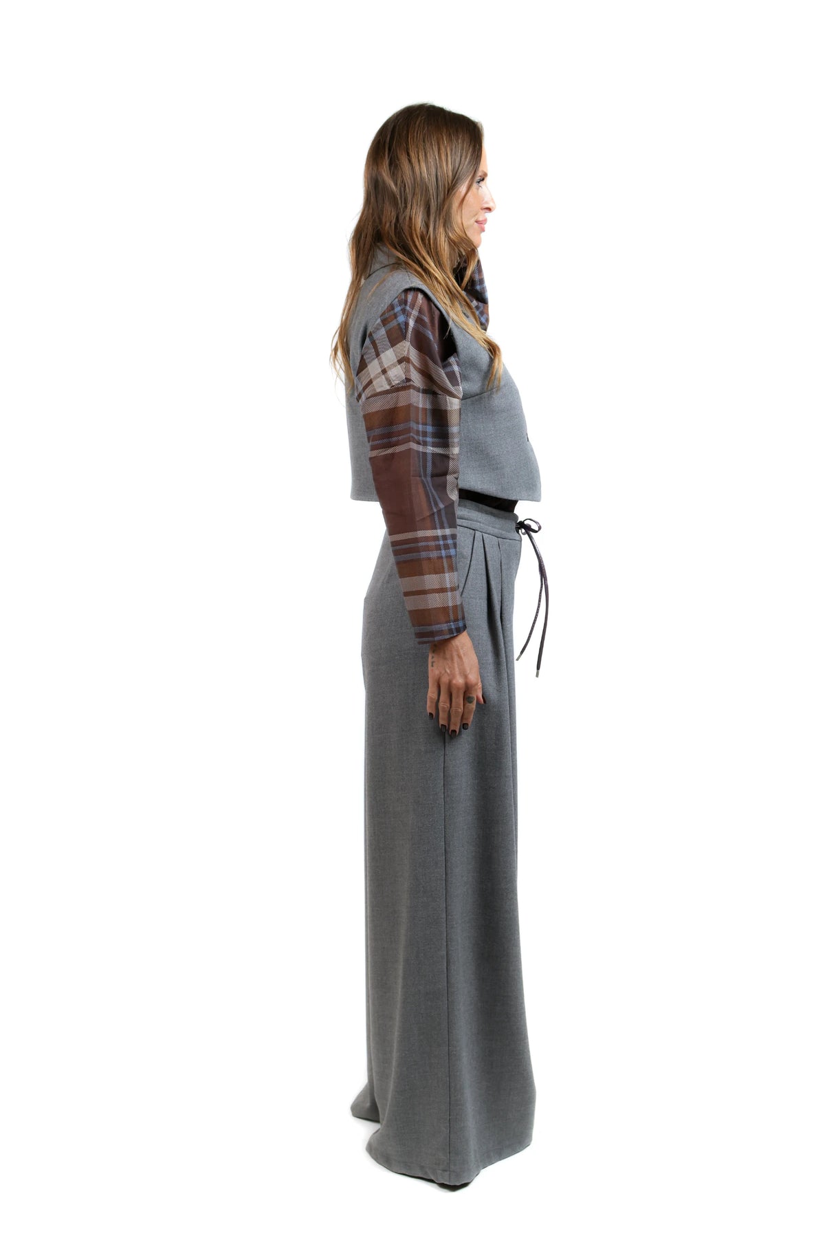 WELEBA/PELEBA-COORDINATO GILET GRIGIO