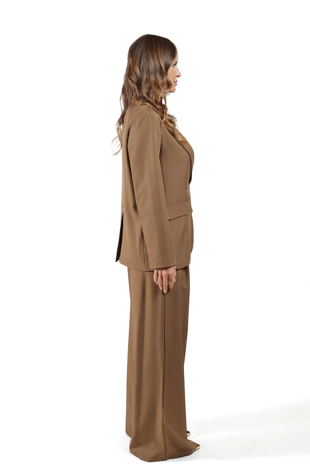 AL-GIACCA MONOPETTO OVER BEIGE SILVYE1001