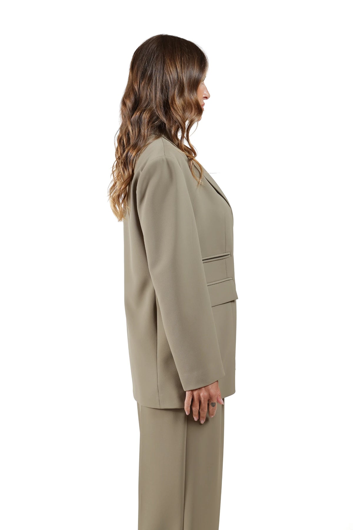 EDENA PEDENA -TAILLEUR VERDE OLIVA