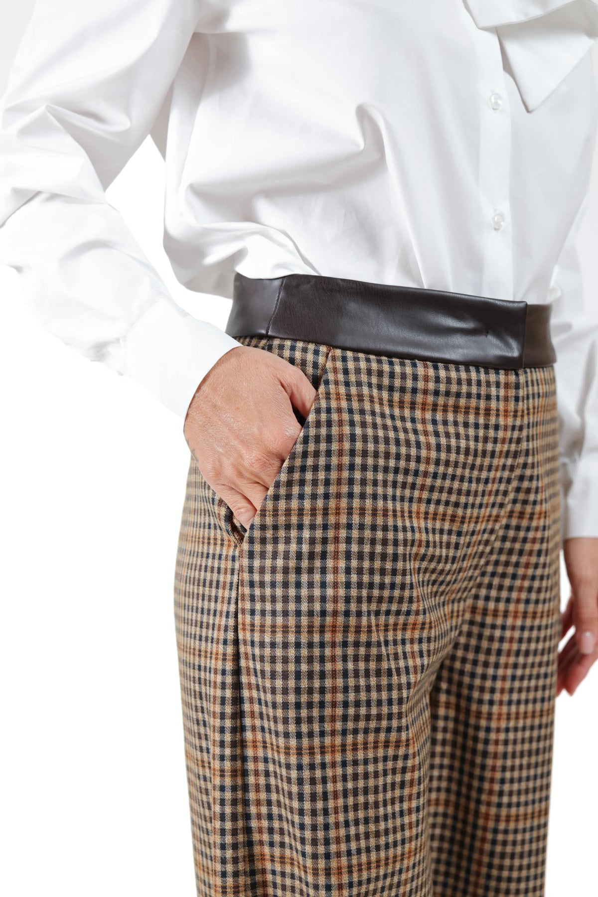 PEFIDA-PANTALONE QUADRI MANOLANA