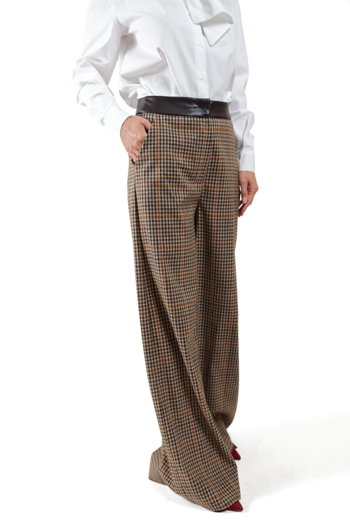PEFIDA-PANTALONE QUADRI MANOLANA
