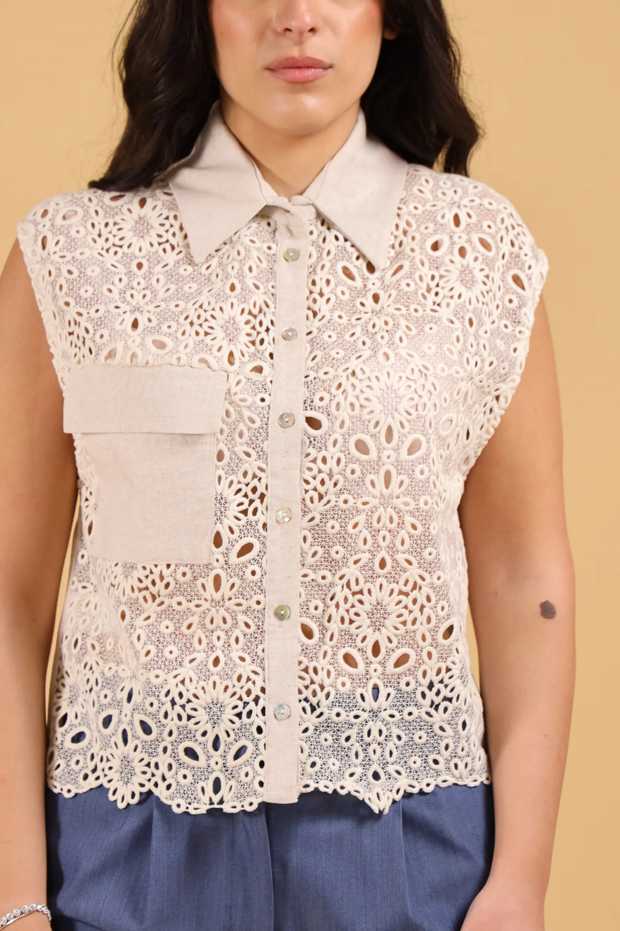 ATOS LOMBRDINI-CHEMISE MACRAMè