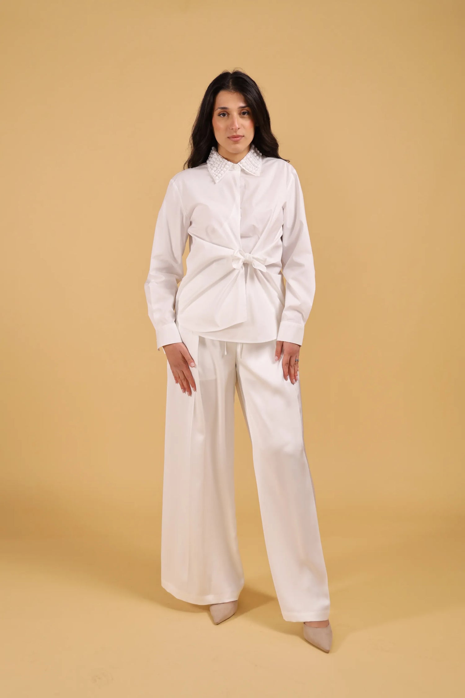 ISABELLE BLANCHE-CHEMISE PERLE WHITE