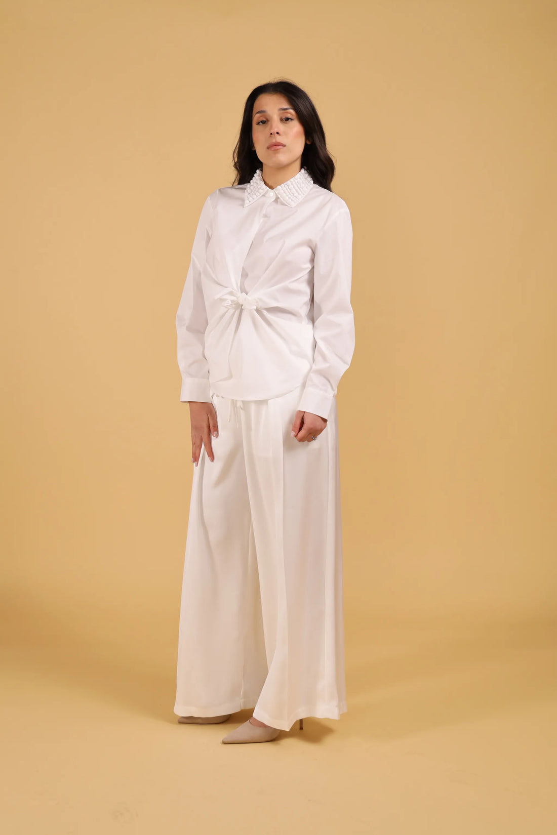 ISABELLE BLANCHE-CHEMISE PERLE WHITE