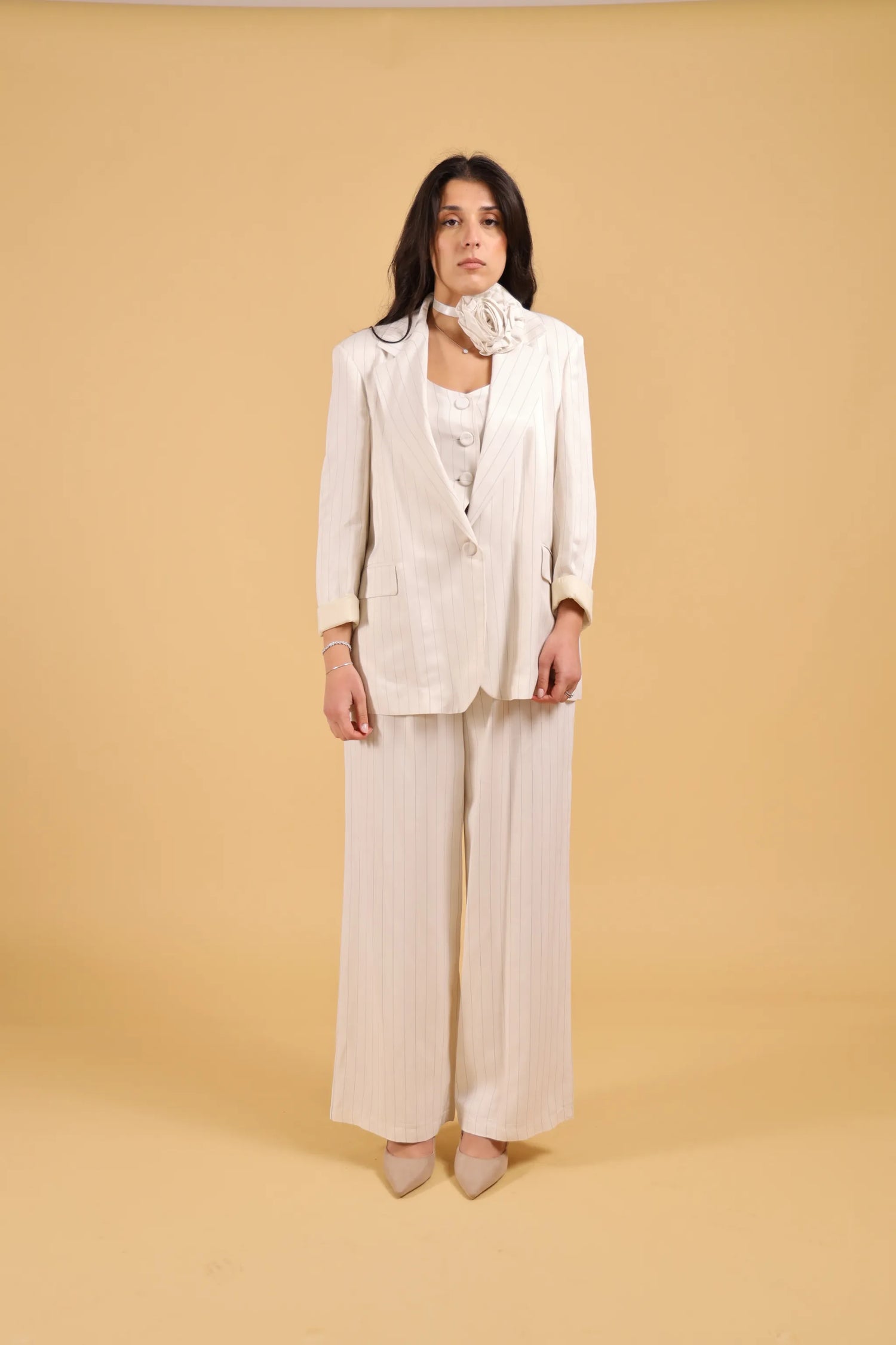 MAISON REBECCA-TAILLEUR FIORE RIGATO