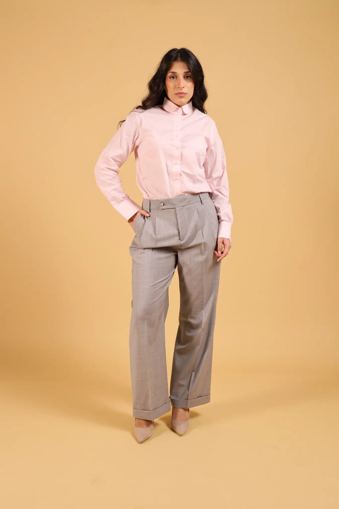 BRIGLIA 1949- WHITE PANTS GREY