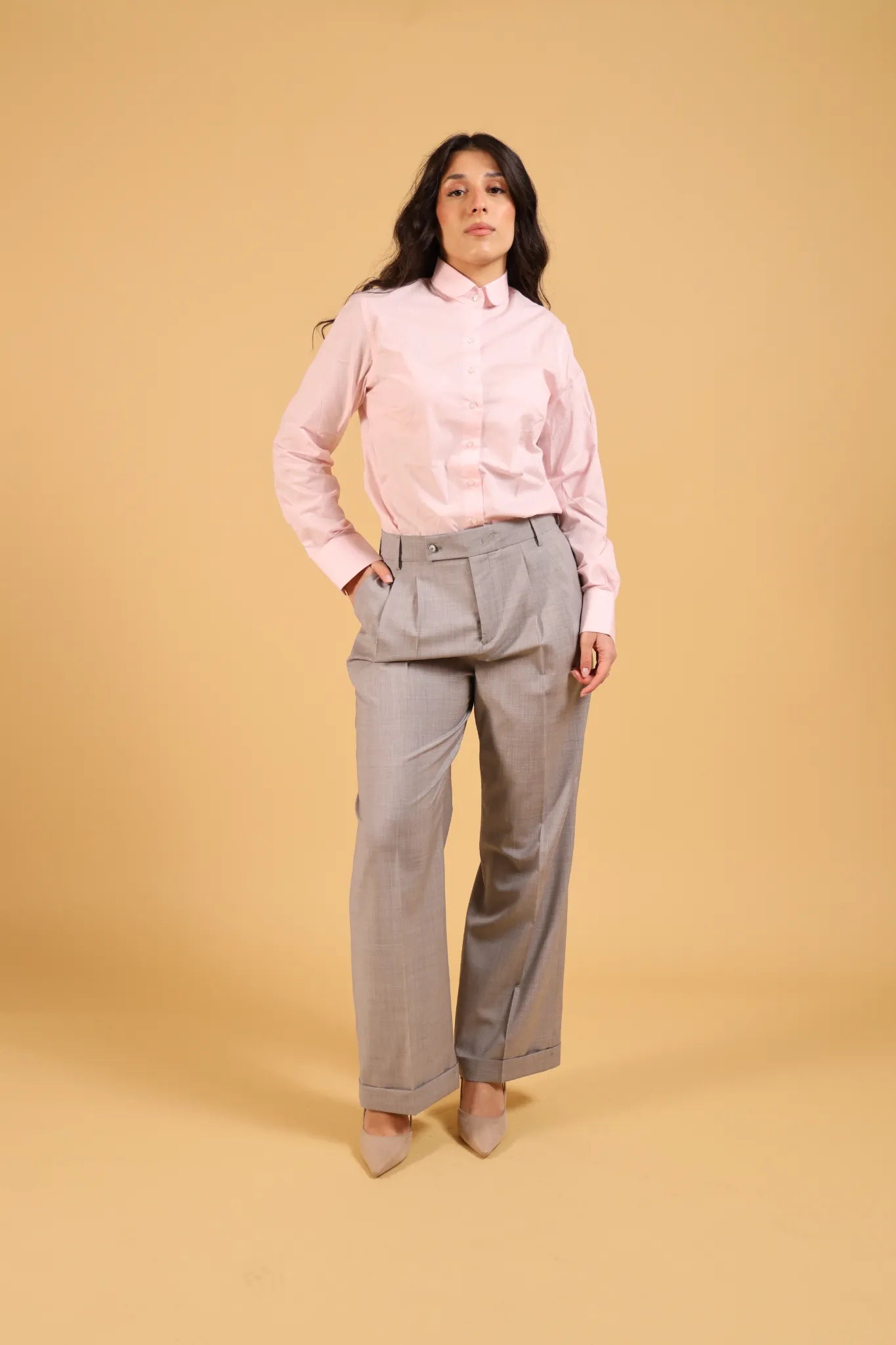 BRIGLIA 1949- WHITE PANTS GREY