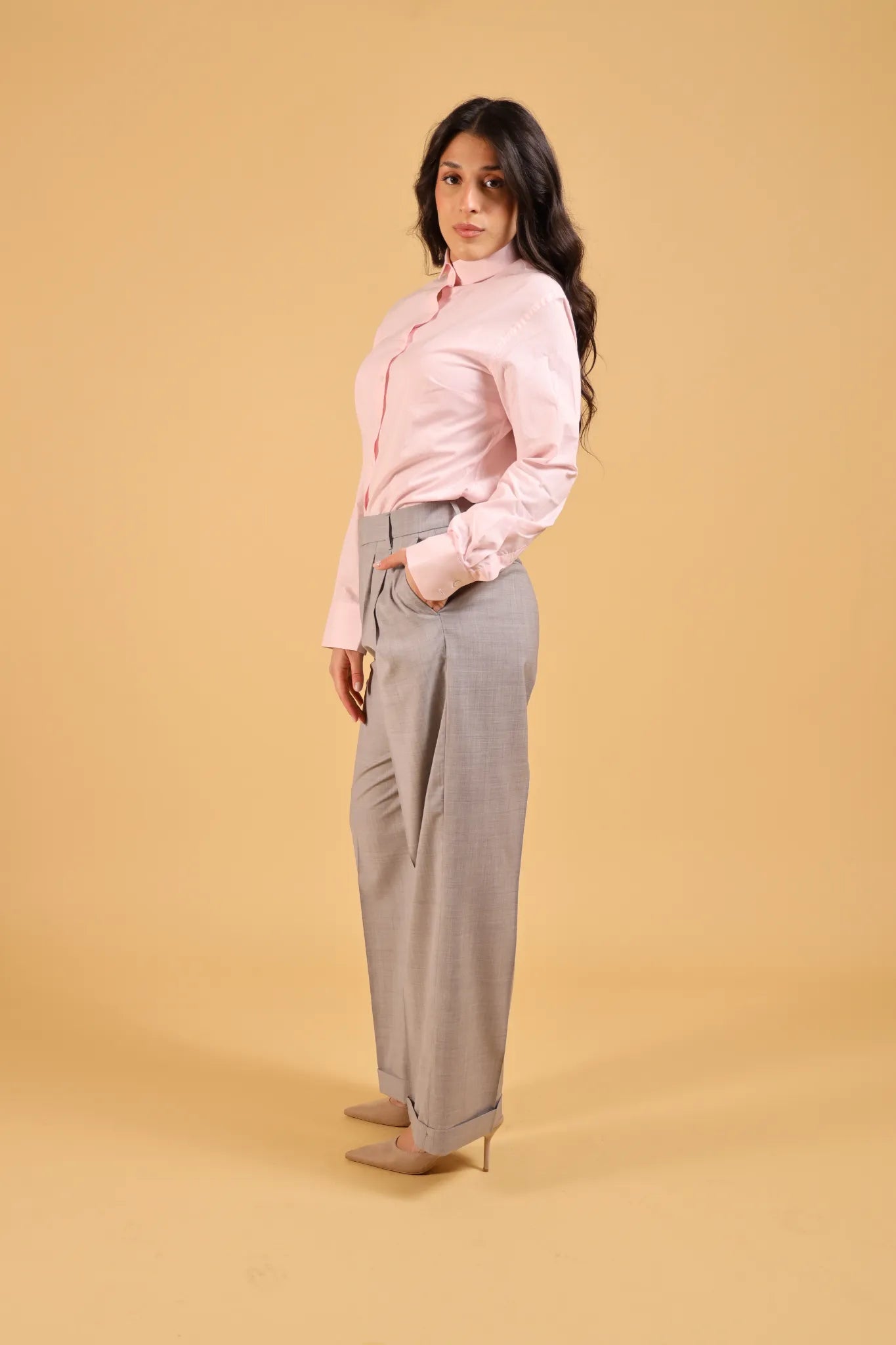 BRIGLIA 1949- WHITE PANTS GREY