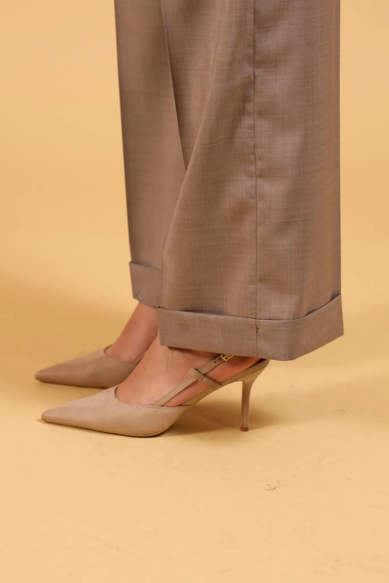 BRIGLIA 1949- WHITE PANTS NOCCIOLA
