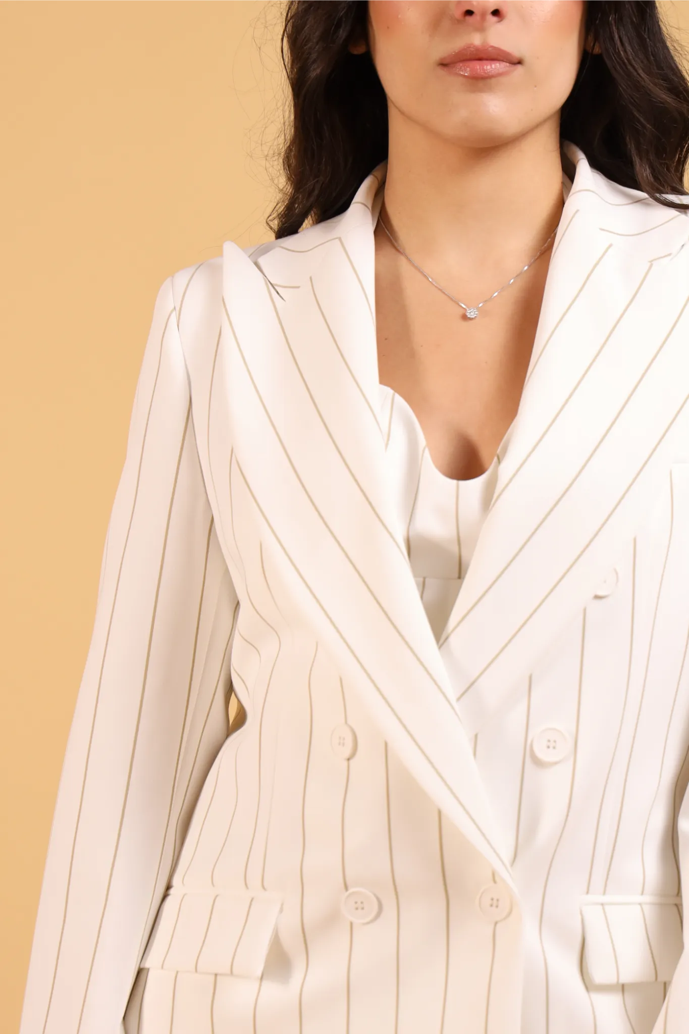 MAISON REBECCA-TAILLEUR 3 PEZZI RIGA CAMMELLO