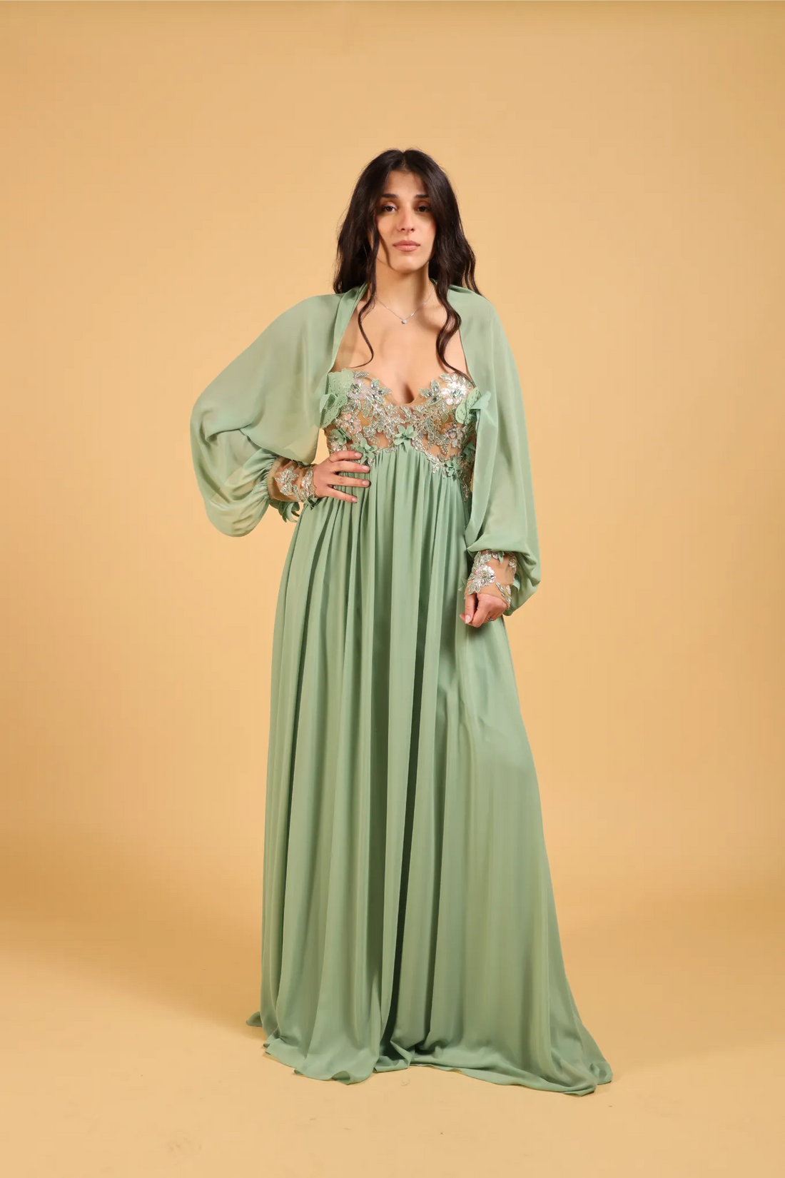 MAISON REBECCA-ABITO LUNGO ATHENA