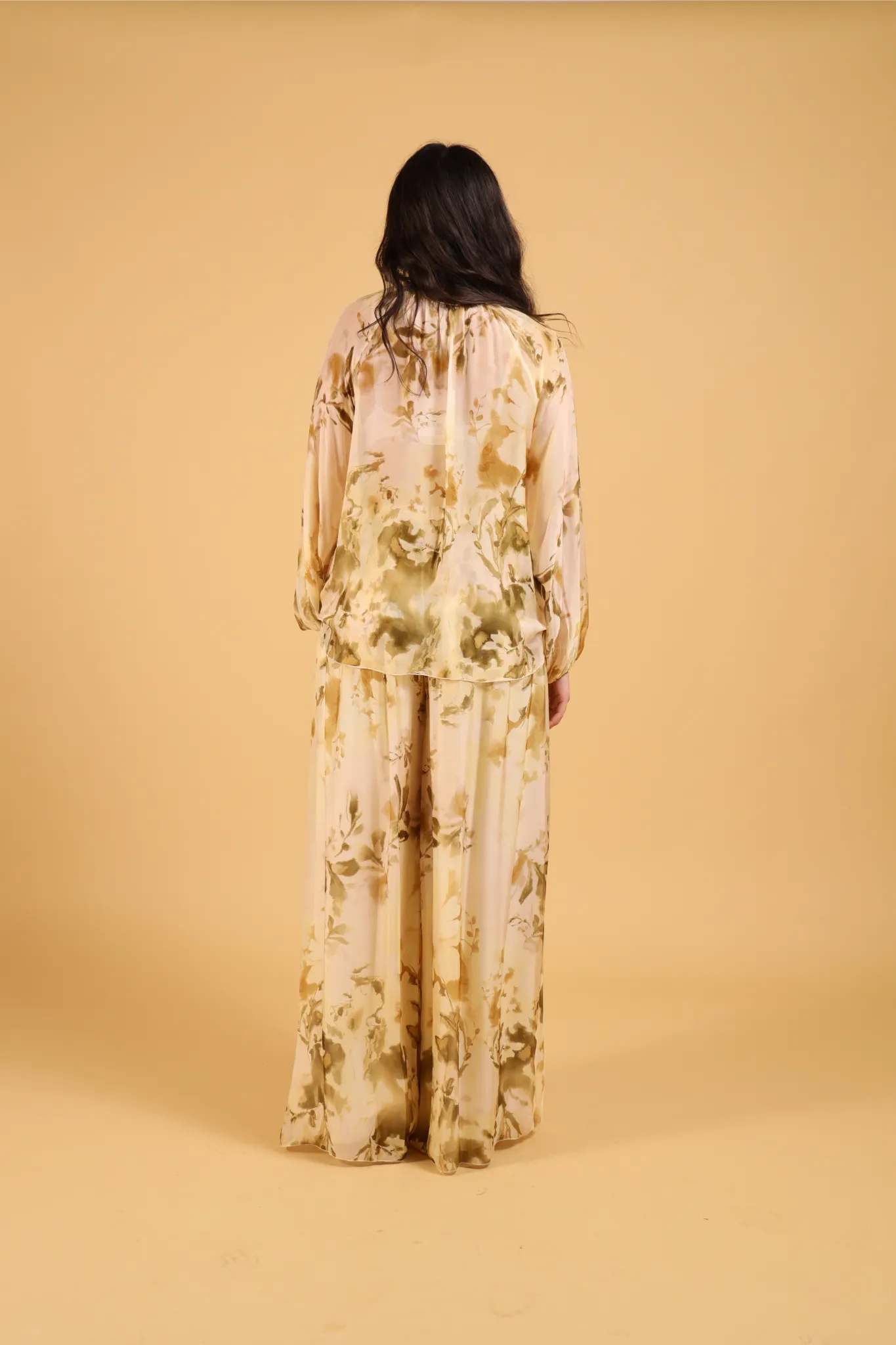 MAISON REBECCA-COORDINATO YELLOW FLOWER