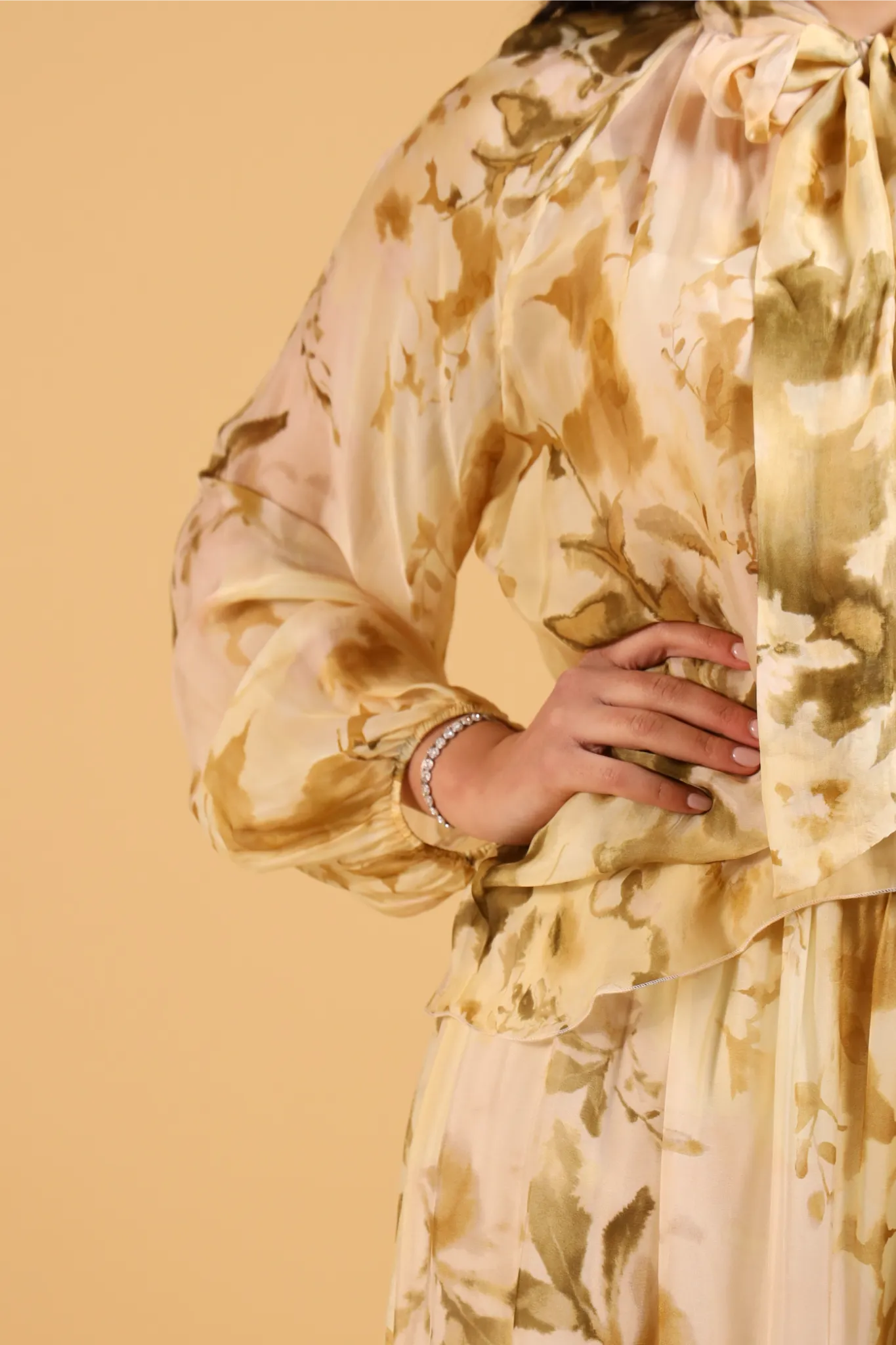 MAISON REBECCA-COORDINATO YELLOW FLOWER