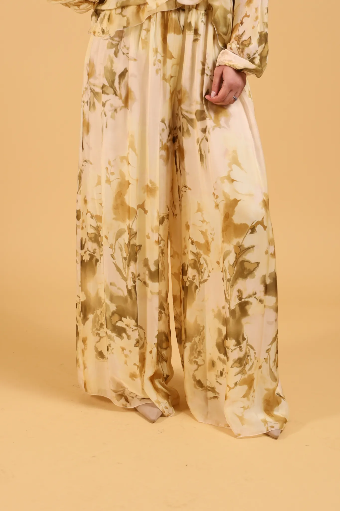 MAISON REBECCA-COORDINATO YELLOW FLOWER