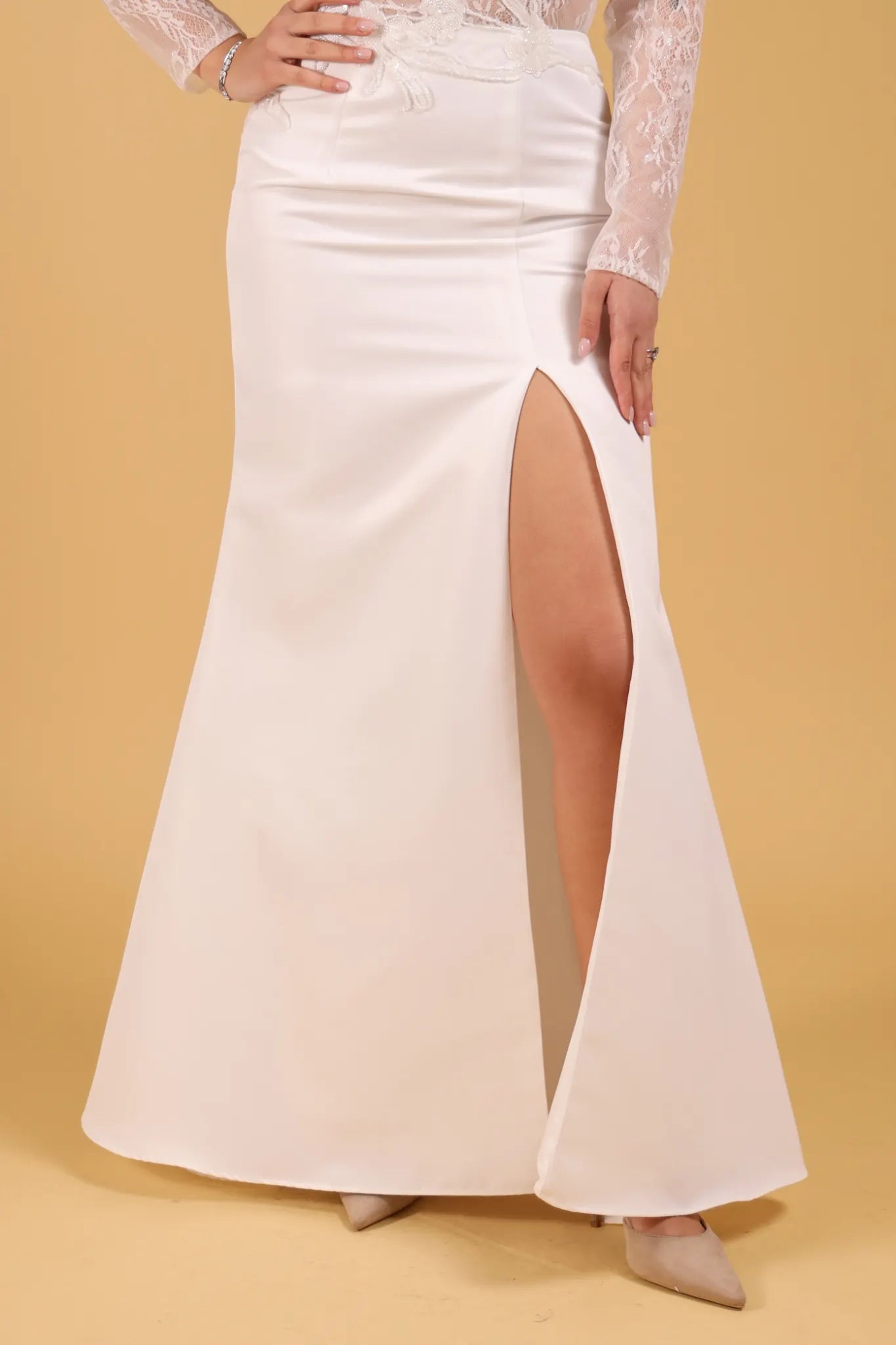 MAISON REBECCA-ABITO WHITE LUNGO