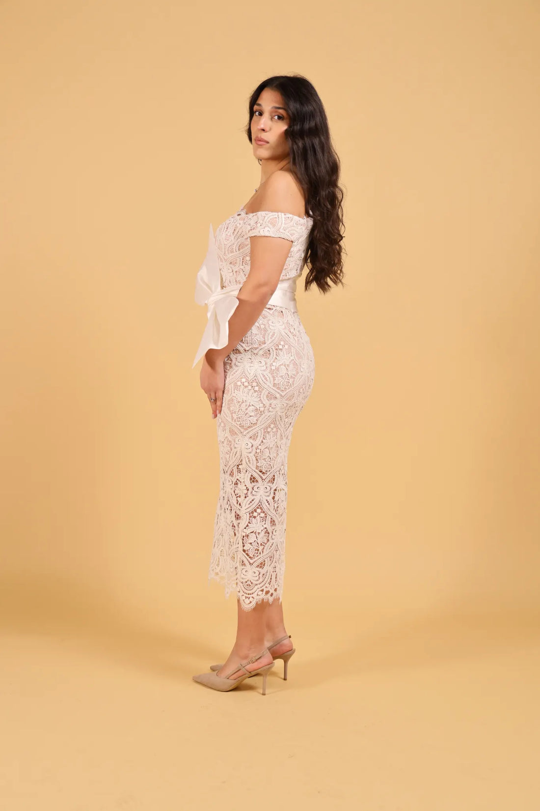 MAISON REBECCA-ABITO WHITE MACRAMè