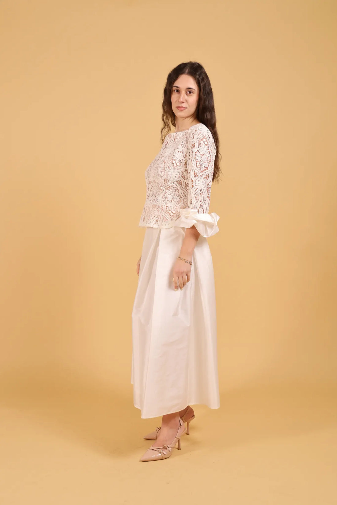 MAISON REBECCA-COMPLETO  WHITE MACRAMè