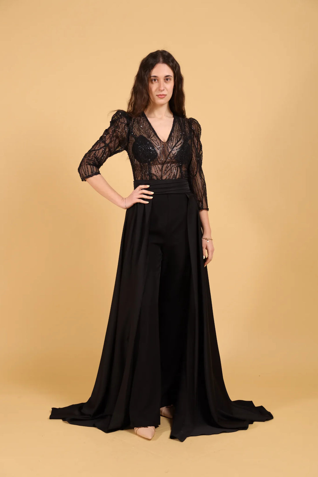 MAISON REBECCA-JUMPSUIT  LUNA NERO
