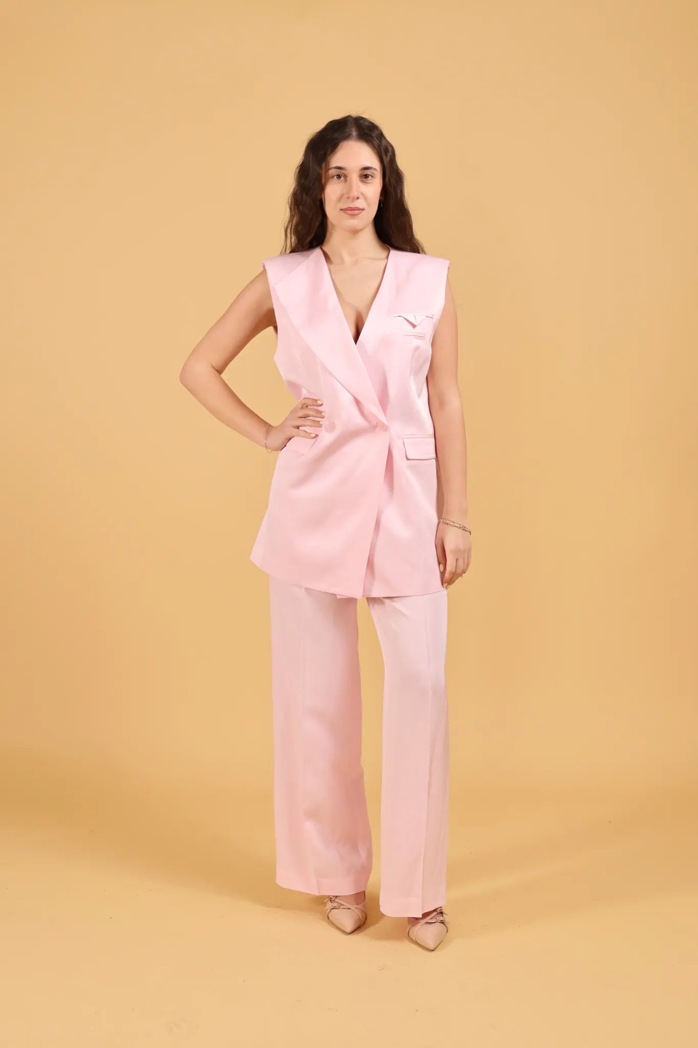 ISABELLE BLANCHE -TAILLEUR CON GILET