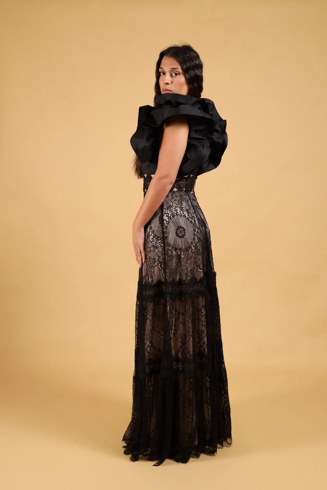 MAISON REBECCA-ABITO ROUGE PIZZO