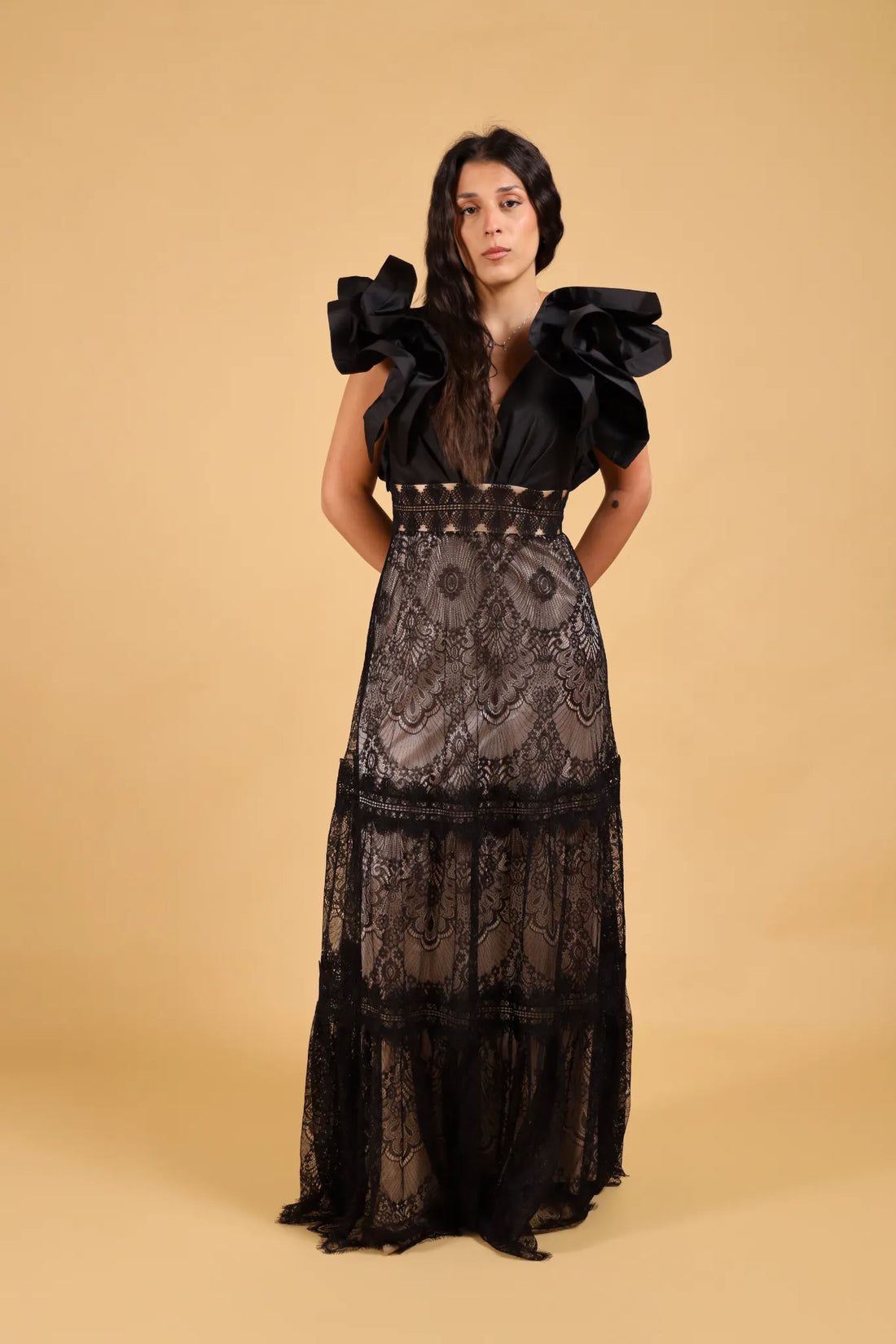 MAISON REBECCA-ABITO ROUGE PIZZO