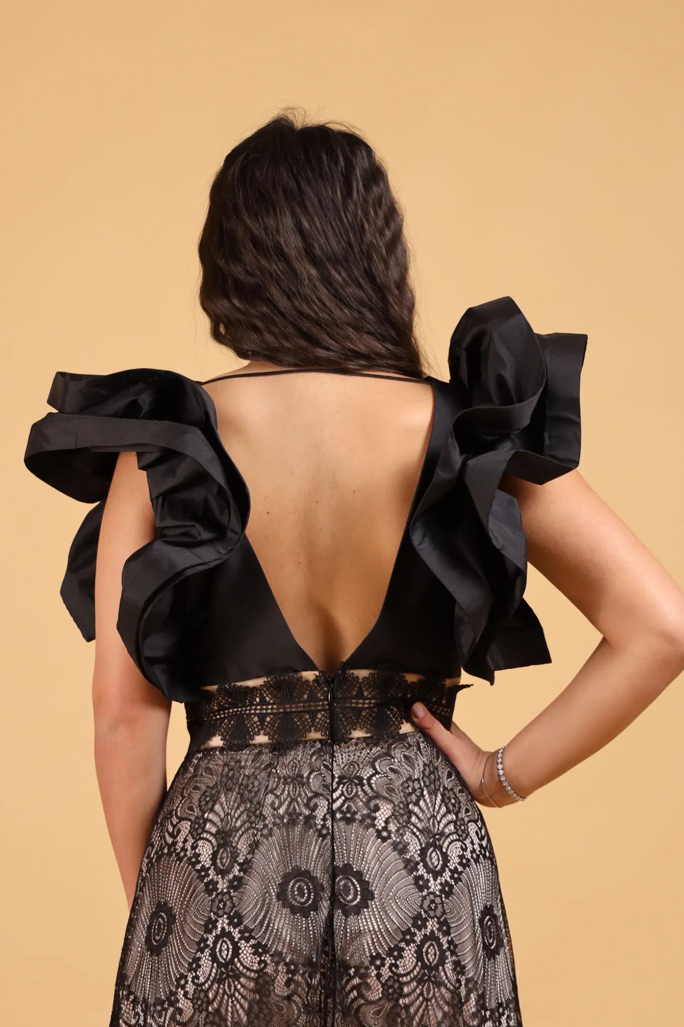 MAISON REBECCA-ABITO ROUGE PIZZO
