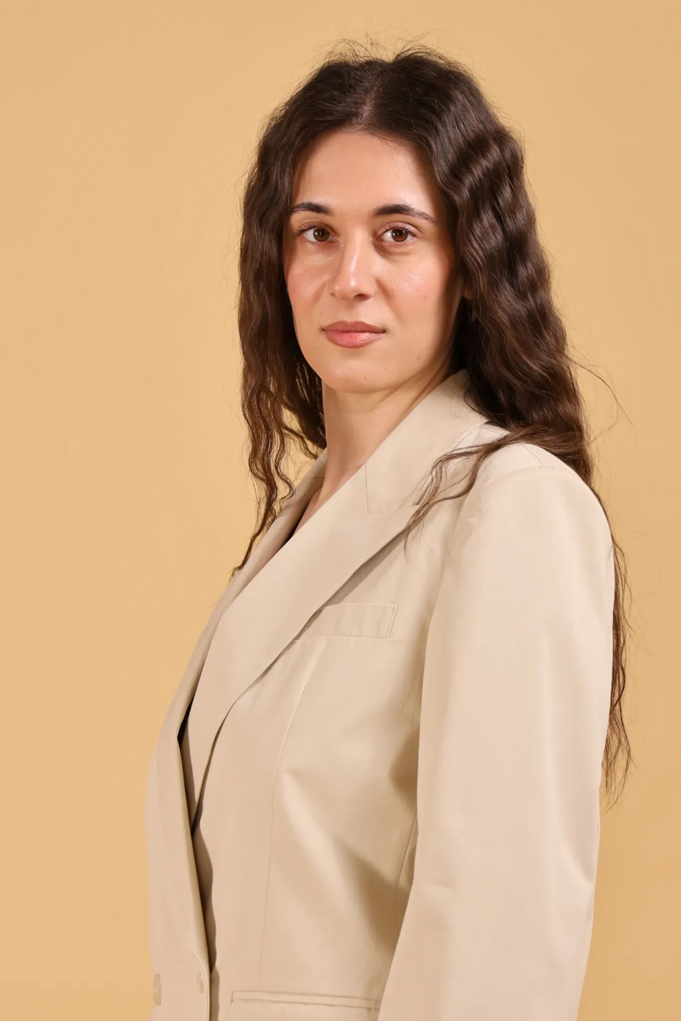 ISABELLE BLANCHE-BLAZER PAIETTE ORO