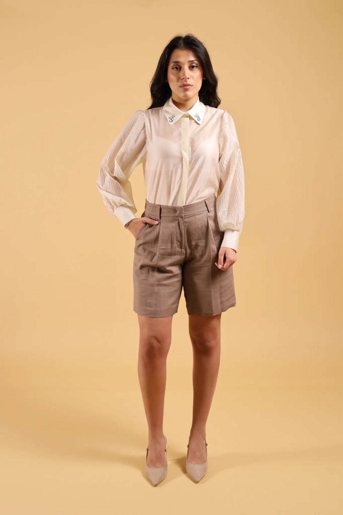 ATOS LOMBARDINI -CHEMISE MANICA PLISSè