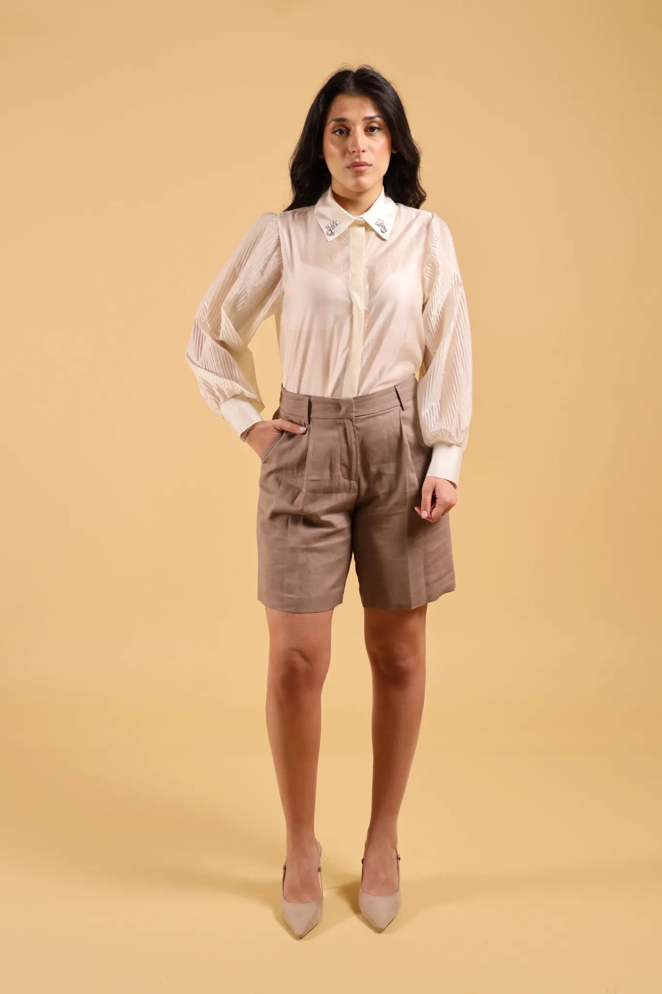 ATOS LOMBARDINI -CHEMISE MANICA PLISSè