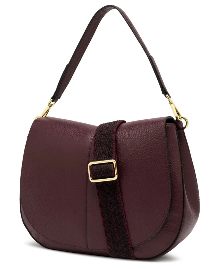 Borsa Helena Round Bordeaux
