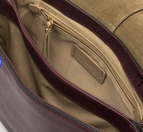 Borsa Helena Round Bordeaux Big