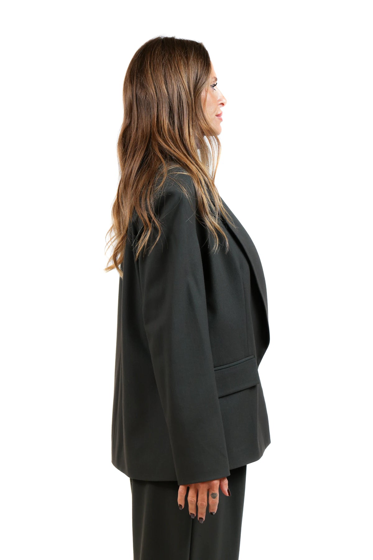 ESIKA PESIKA261-TAILLEUR VERDE GIACCA OVER