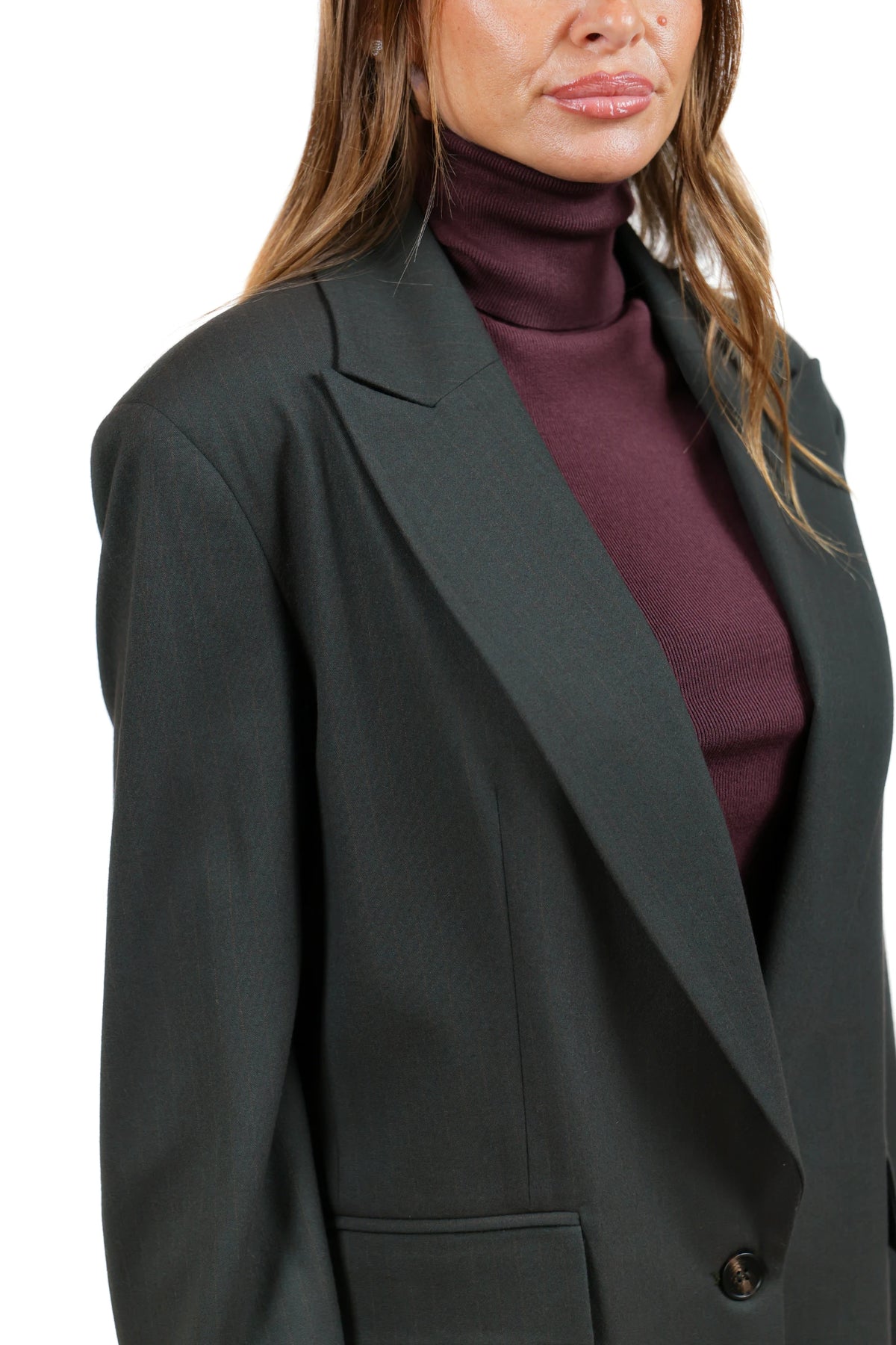 ESIKA PESIKA261-TAILLEUR VERDE GIACCA OVER