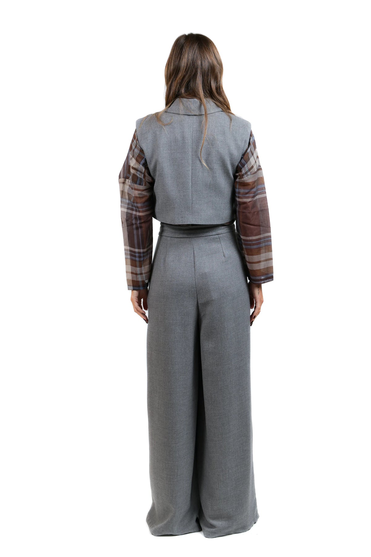 WELEBA/PELEBA-COORDINATO GILET GRIGIO