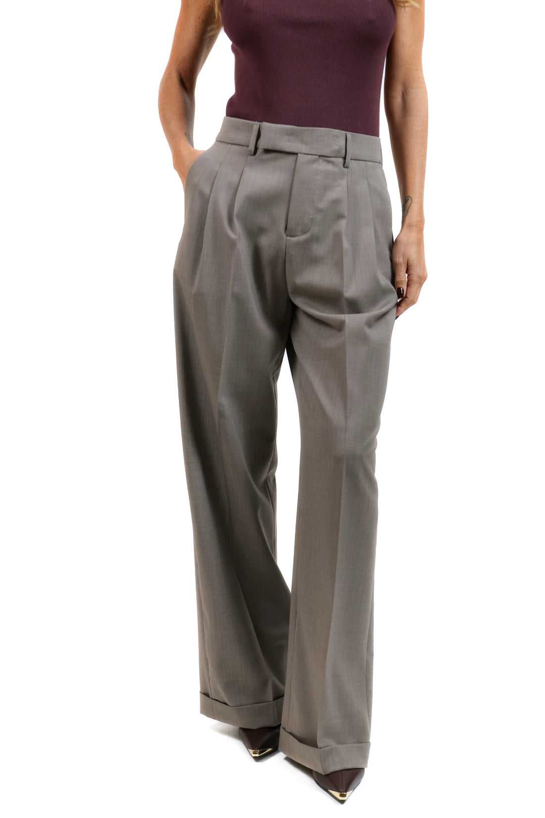BRIGLIA PANTALONE WHITE SABBIA