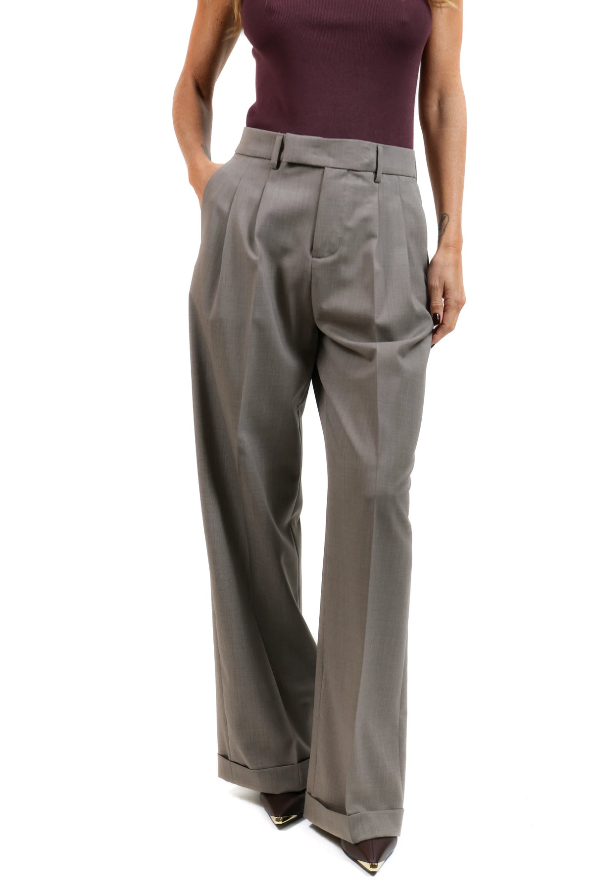 BRIGLIA PANTALONE WHITE SABBIA