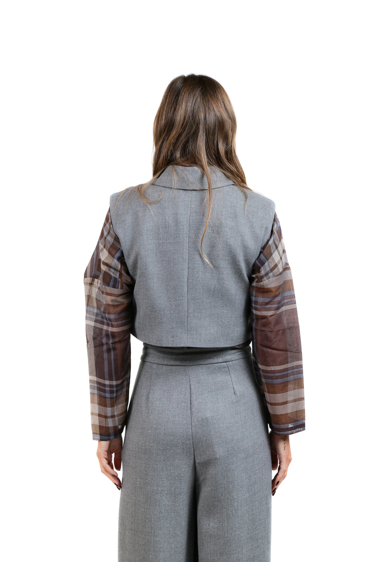 WELEBA/PELEBA-COORDINATO GILET GRIGIO