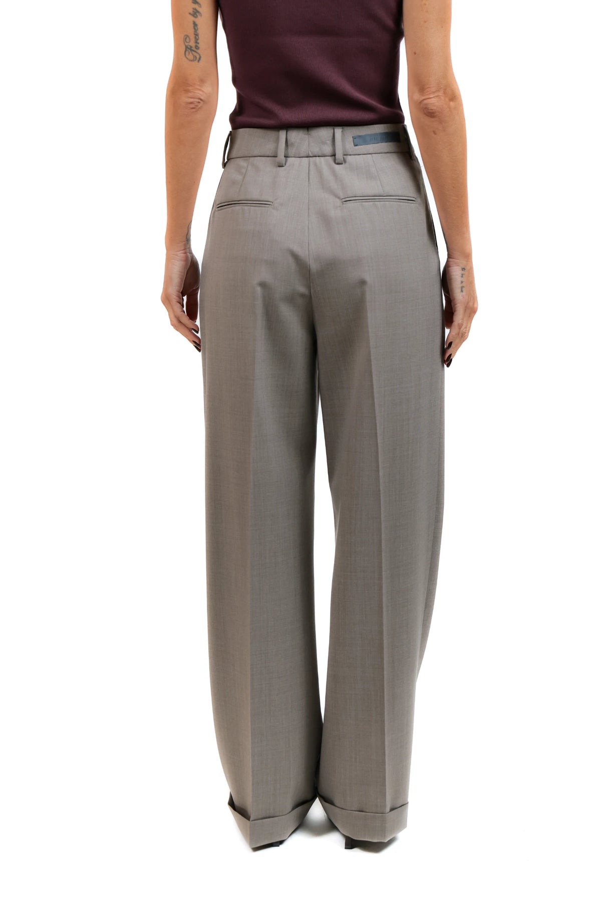 BRIGLIA PANTALONE WHITE SABBIA