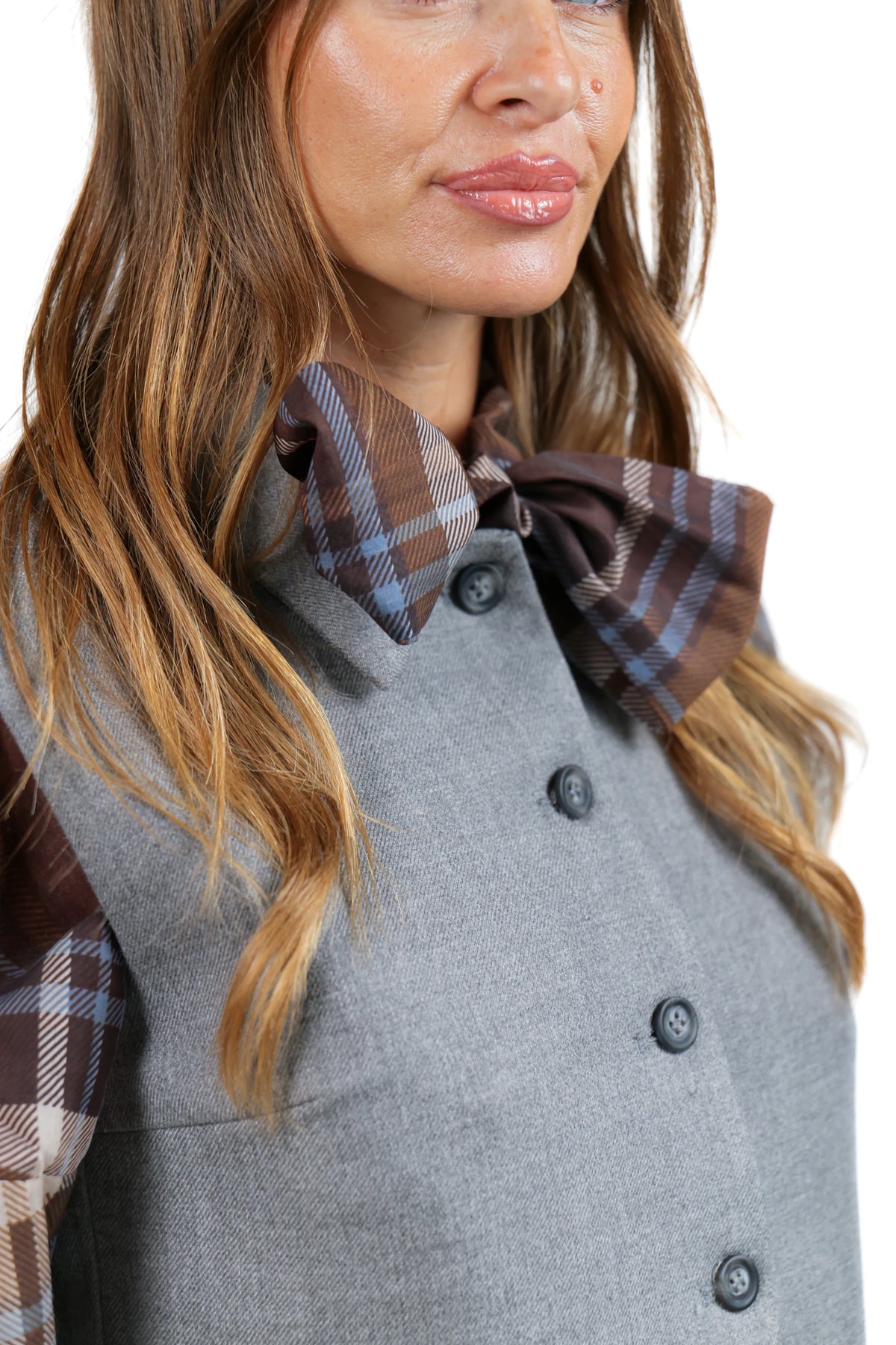 WELEBA/PELEBA-COORDINATO GILET GRIGIO